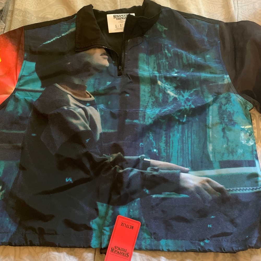 Two piece stranger thing skirt and crop jacket